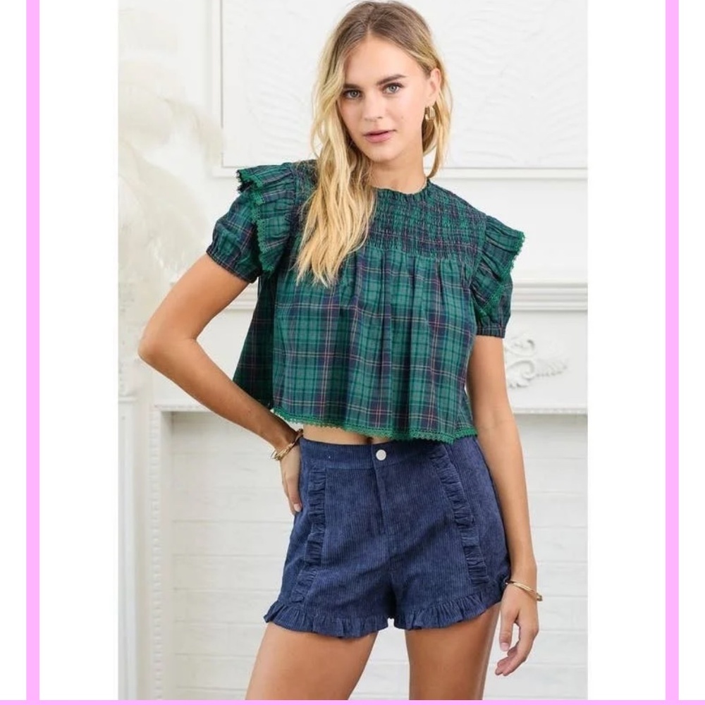 Green blouse